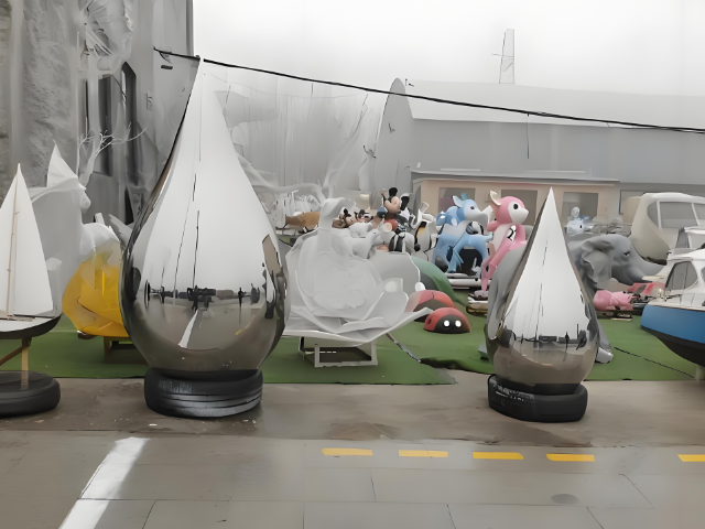 会呼吸的金属水滴专属你的公园艺术地标